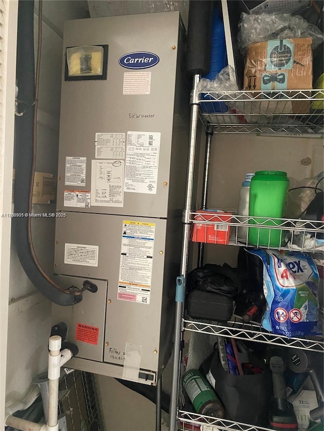 3030 Marcos Dr Unit T504, Aventura, FL 33160 - utility room featuring heating unit