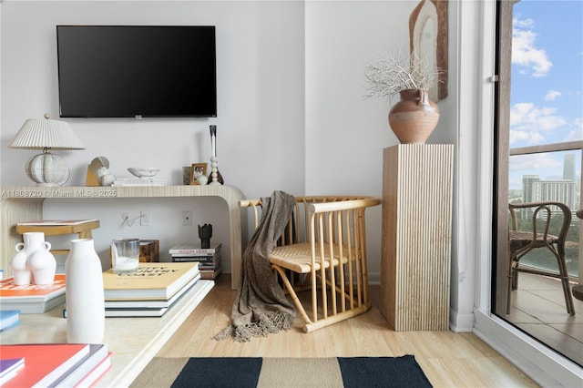 2101 Brickell Ave Unit 1702, Miami, FL 33129 - living area featuring wood finished floors