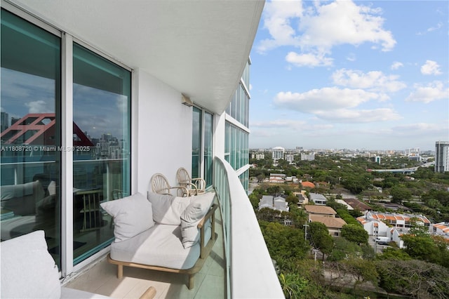 2101 Brickell Ave Unit 1702, Miami, FL 33129 - balcony featuring a city view