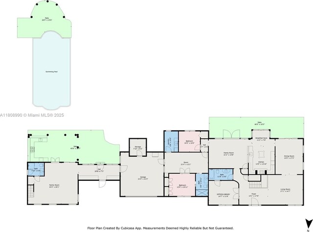 7360 SW 164th St, Palmetto Bay, FL 33157 - home floor plan