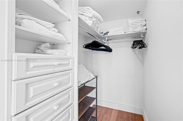 201 Crandon Blvd Unit 1030, Key Biscayne, FL 33149 - walk in closet featuring wood finished floors