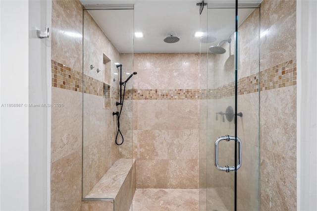 201 Crandon Blvd Unit 1030, Key Biscayne, FL 33149 - bathroom with a shower stall