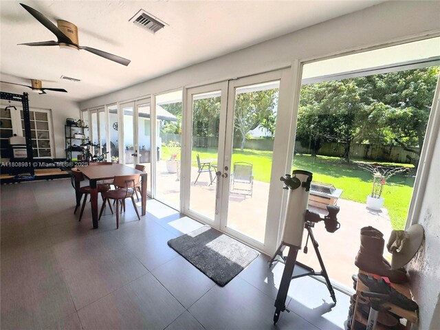 14870 SW 152nd Ct, Miami, FL 33196 - sunroom with french doors