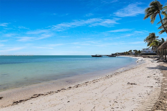601 W Ocean Dr Dr Unit 411C, Key Colony, FL 33051 - water view featuring local beach
