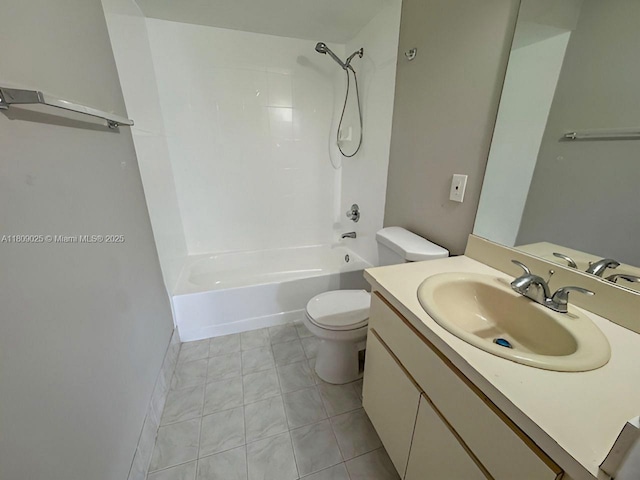12873 SW 65th Ter, Miami, FL 33183 - bathroom with vanity, bathtub / shower combination, and toilet