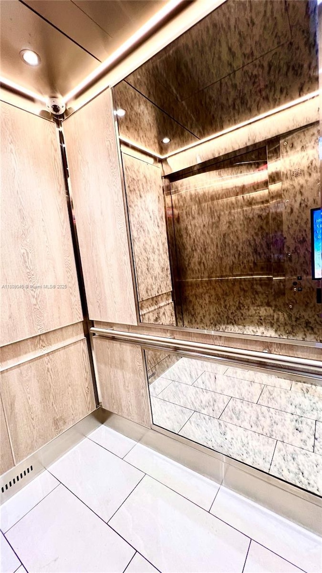 100 Bayview Dr Unit 1919, Sunny Isles Beach, FL 33160 - bathroom with tile patterned floors and recessed lighting