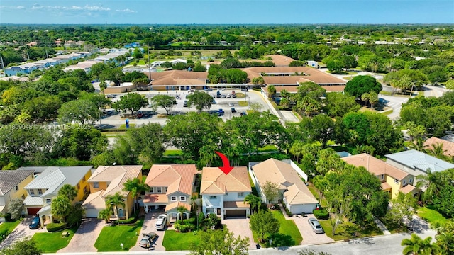 4231 N Magnolia Cir, Delray Beach, FL 33445 - aerial perspective of suburban area