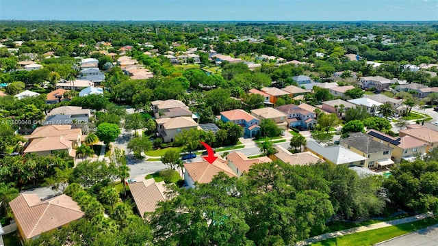 4231 N Magnolia Cir, Delray Beach, FL 33445 - aerial perspective of suburban area