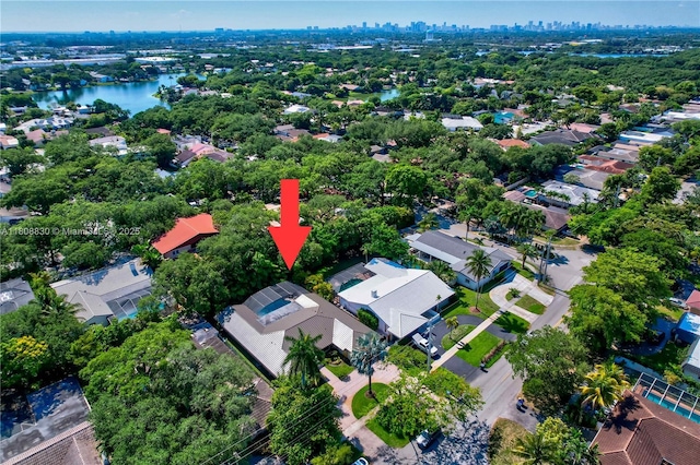 3721 N Park Rd, Hollywood, FL 33021 - aerial view of property's location featuring nearby suburban area and a large body of water