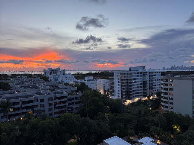 251 Crandon Blvd Unit 904, Key Biscayne, FL 33149 - property at dusk with a view of city