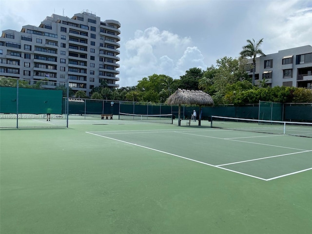 251 Crandon Blvd Unit 904, Key Biscayne, FL 33149 - view of tennis court with community basketball court