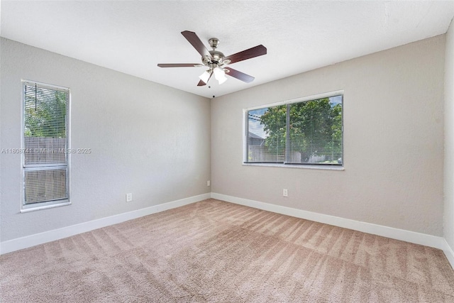 22123 SW 62nd Ct, Boca Raton, FL 33428 - empty room featuring plenty of natural light, carpet floors, and baseboards