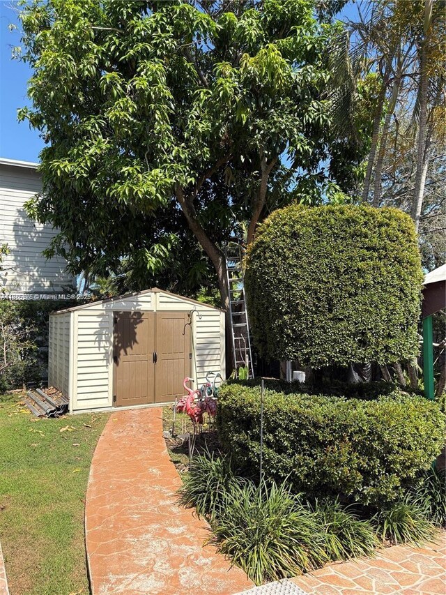 7430 Buchanan St, Hollywood, FL 33024 - garage featuring a storage shed