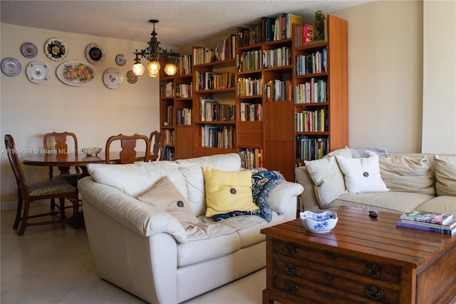 1865 Brickell Ave Unit A2111, Miami, FL 33129 - living room featuring a textured ceiling