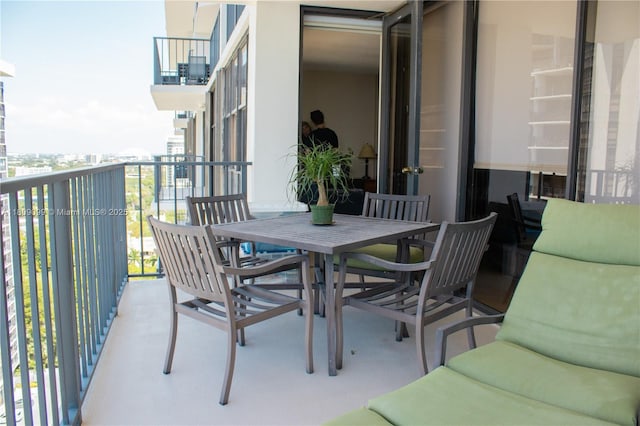 1865 Brickell Ave Unit A2111, Miami, FL 33129 - balcony with an outdoor hangout area and outdoor dining area