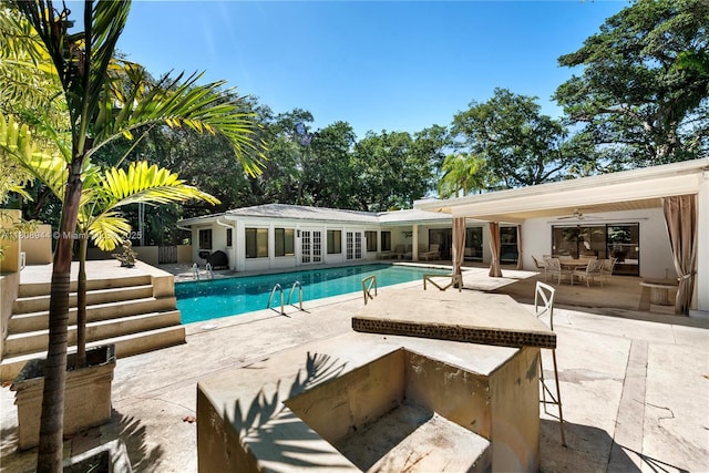 5465 Banyan Trl, Coral Gables, FL 33156 - outdoor pool with a patio area