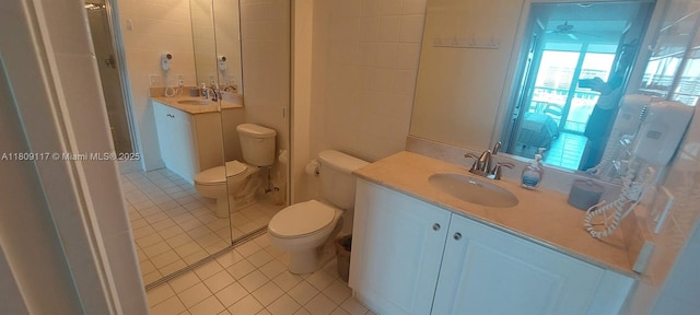 18100 N Bay Rd Unit Ph7, Sunny Isles Beach, FL 33160 - bathroom with tile patterned flooring and vanity