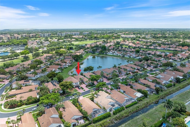 7259 Via Palomar, Boca Raton, FL 33433 - aerial view of property's location featuring a nearby body of water and nearby suburban area