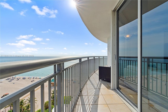 17375 Collins Ave Unit 1108, Sunny Isles Beach, FL 33160 - balcony featuring view of water and beach