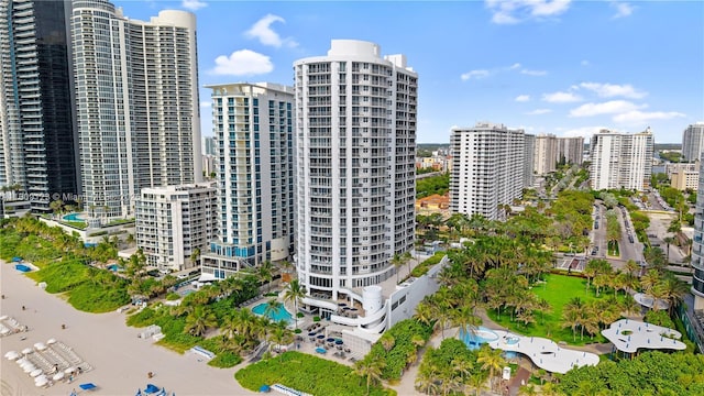 17375 Collins Ave Unit 1108, Sunny Isles Beach, FL 33160 - view of building exterior featuring a view of city and cooling unit
