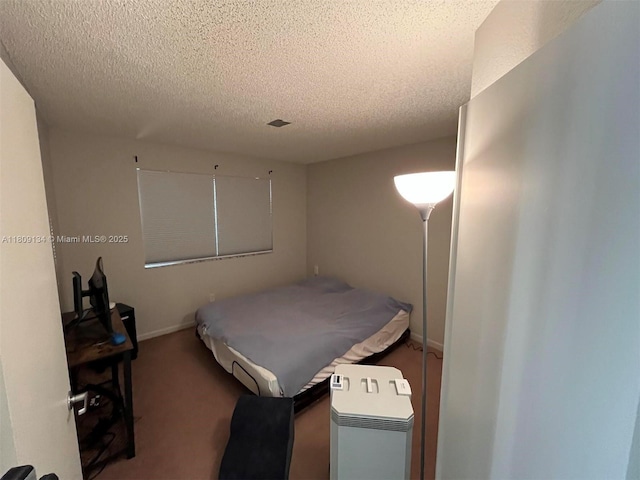 9144 W Atlantic Blvd Unit 832, Coral Springs, FL 33071 - carpeted bedroom featuring a textured ceiling
