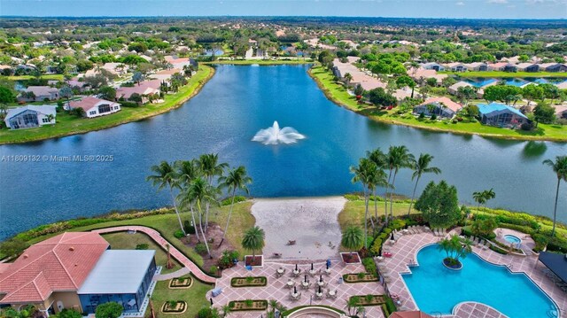 11564 Puerto Blvd, Boynton Beach, FL 33437 - aerial view of residential area featuring a nearby body of water