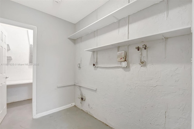 6160 Camp Lee Rd, West Palm Beach, FL 33417 - washroom featuring hookup for a gas dryer and baseboards