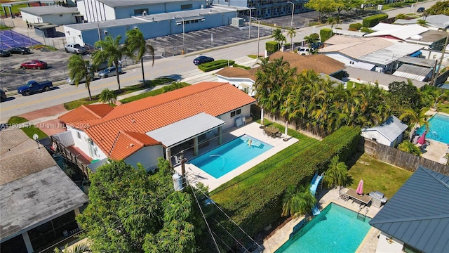 8930 SW 50th Ter, Miami, FL 33165 - aerial perspective of suburban area featuring a pool