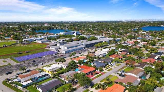 8930 SW 50th Ter, Miami, FL 33165 - aerial overview of property's location featuring a nearby body of water
