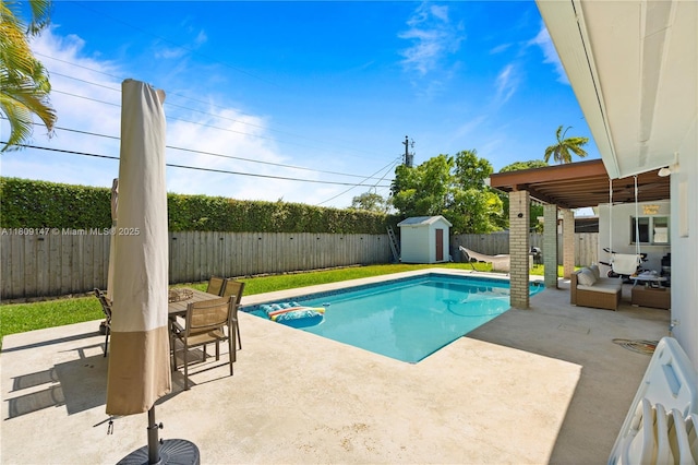 8930 SW 50th Ter, Miami, FL 33165 - view of pool featuring a patio and a fenced backyard