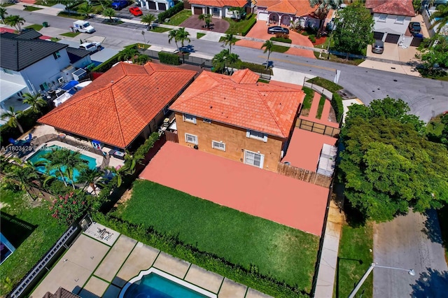 5972 SW 163rd Pl, Miami, FL 33193 - aerial view of residential area with a pool area