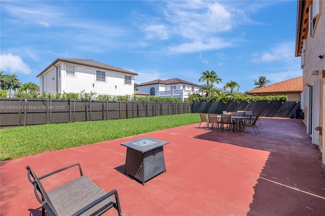 5972 SW 163rd Pl, Miami, FL 33193 - view of patio with outdoor dining area