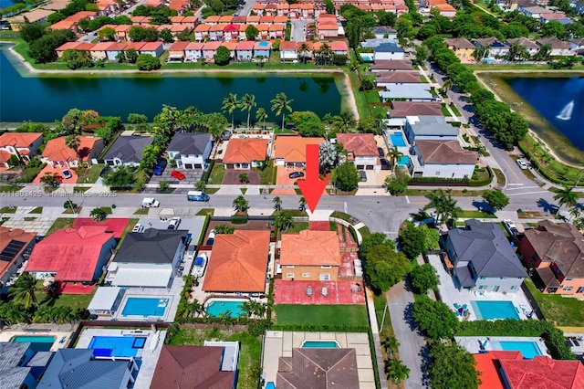 5972 SW 163rd Pl, Miami, FL 33193 - aerial view of residential area with a nearby body of water
