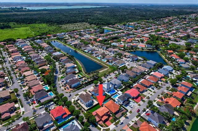 5972 SW 163rd Pl, Miami, FL 33193 - aerial overview of property's location with nearby suburban area