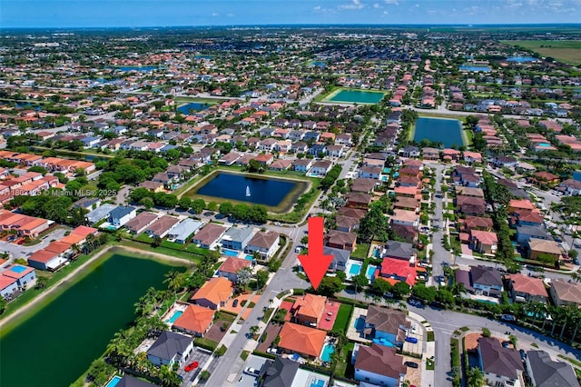 5972 SW 163rd Pl, Miami, FL 33193 - aerial view of property's location featuring a large body of water and nearby suburban area