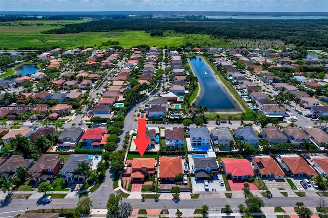 5972 SW 163rd Pl, Miami, FL 33193 - aerial view of residential area with a nearby body of water
