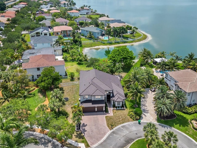 5466 SW 187th Ter, Miramar, FL 33029 - aerial perspective of suburban area featuring a nearby body of water