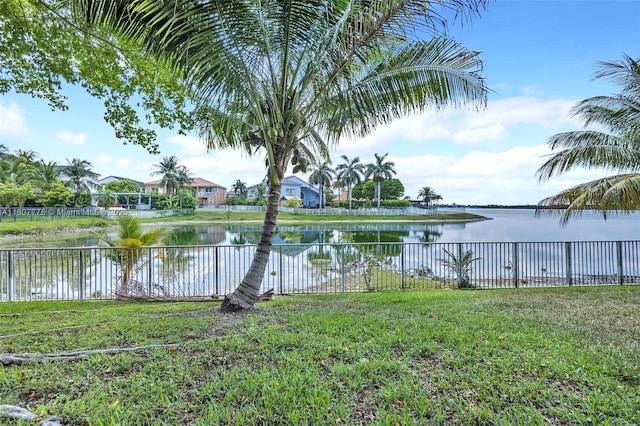5466 SW 187th Ter, Miramar, FL 33029 - water view with a fenced backyard
