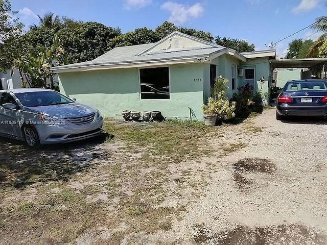1741 NW 92nd St, Miami, FL 33147 - view of front of house with stucco siding