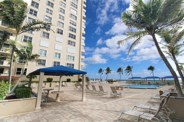 2000 S Ocean Blvd Unit 3B, Lauderdale By The Sea, FL 33062 - community pool with a gazebo