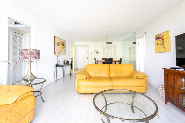 2000 S Ocean Blvd Unit 3B, Lauderdale By The Sea, FL 33062 - living room with light wood finished floors