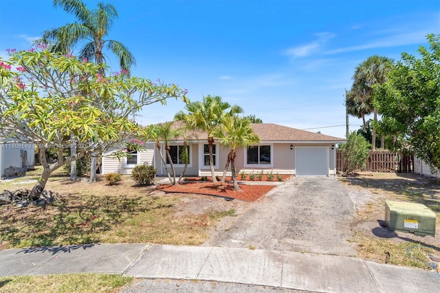 5492 Barnstead Cir, Lake Worth, FL 33463 - ranch-style home featuring concrete driveway and a garage