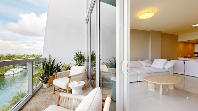 9940 W Bay Harbor Dr Unit 4E-S, Bay Harbor Islands, FL 33154 - balcony with a water view