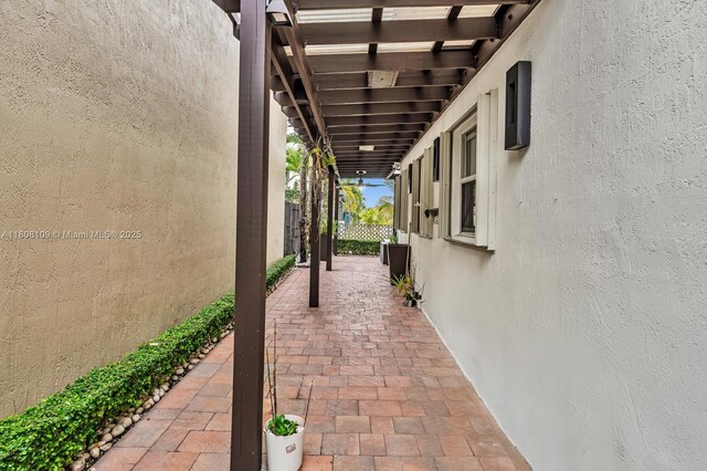 4362 NW 112th Ct, Doral, FL 33178 - view of patio featuring a pergola