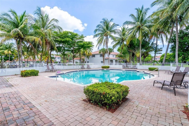 8206 SW 29th St Unit 104, Miramar, FL 33025 - community pool with a patio area