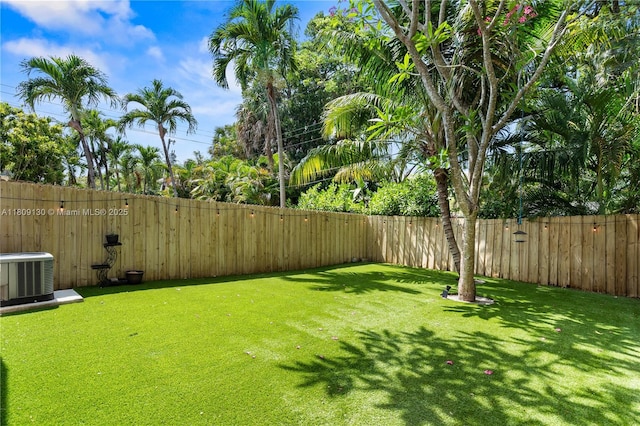 849 SW 11th Ct, Fort Lauderdale, FL 33315 - view of yard featuring cooling unit