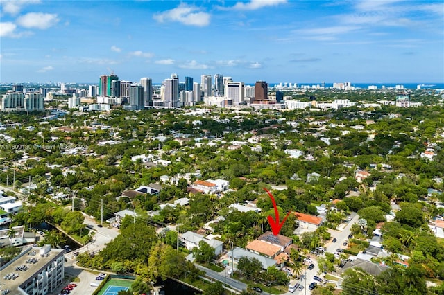 849 SW 11th Ct, Fort Lauderdale, FL 33315 - aerial view of property's location featuring nearby urban area