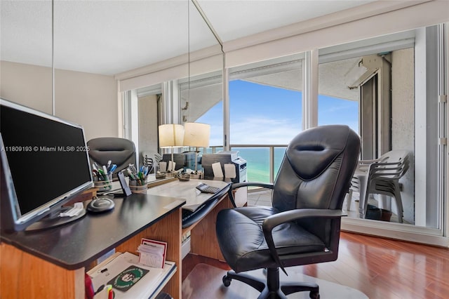 16445 Collins Ave Unit 2226, Sunny Isles Beach, FL 33160 - office featuring wood finished floors