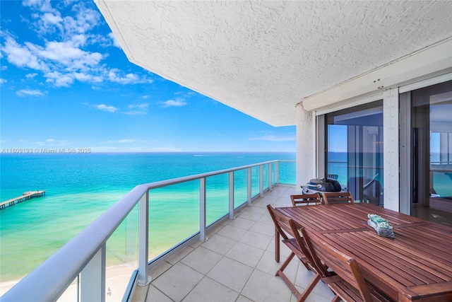 16445 Collins Ave Unit 2226, Sunny Isles Beach, FL 33160 - balcony featuring a water view