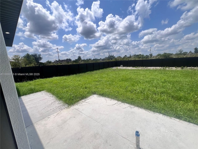 2903 W 64th St, Lehigh Acres, FL 33971 - view of yard with a patio
